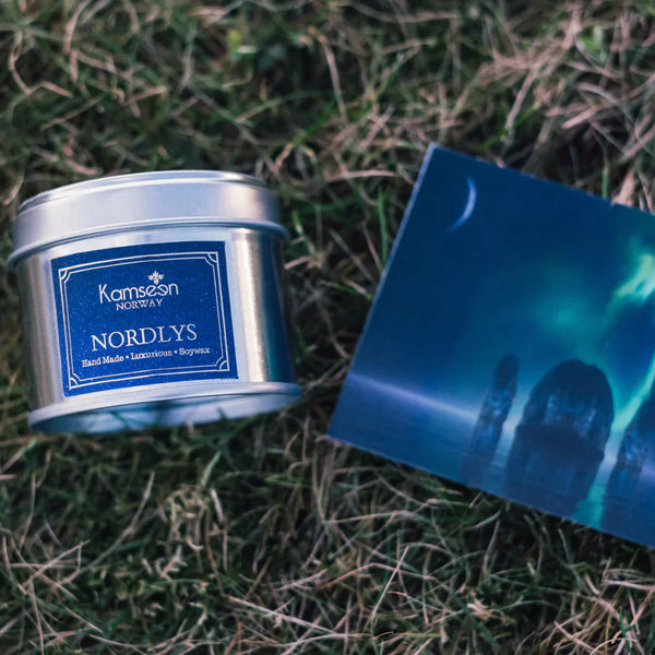 Nordlys Duftlys - Begamot , Labdanum & Lær